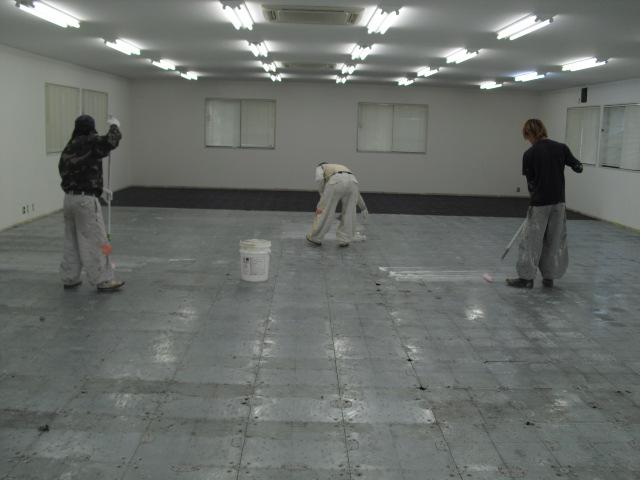 埼玉県,さいたま市中央区,事務所,床,一般リフォーム,床の清掃作業