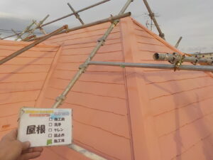 屋根の塗装　日本ペイント　サーモアイ
