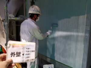 外壁下塗り　プライマー　日本塗装名人社