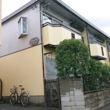 西区土屋アパート塗装　塗装工事　外壁塗装