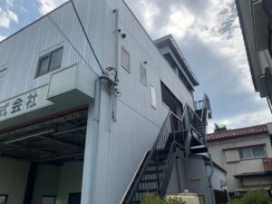 鉄骨階段　施工前　さいたま市　西区　住宅塗装　屋根塗装　