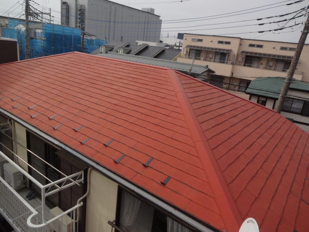 施工前　屋根の塗装