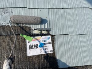 中塗り　さいたま市　屋根塗装　遮熱機能