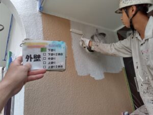 外壁塗装　下塗り　さいたま市　塗装