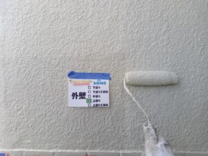 外壁塗装　上塗り　さいたま市　西区　塗装リフォーム