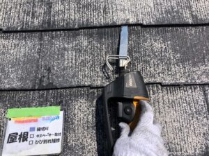 屋根塗装　縁切り　塗装　さいたま市塗装工事