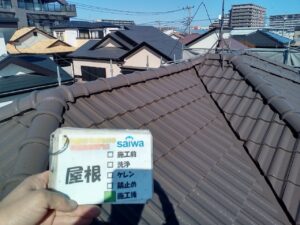 屋根瓦　瓦屋根　さいたま市外壁塗装