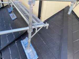 屋根　カバー工法　施工前　さいたま市　ストレート屋根　住宅塗装