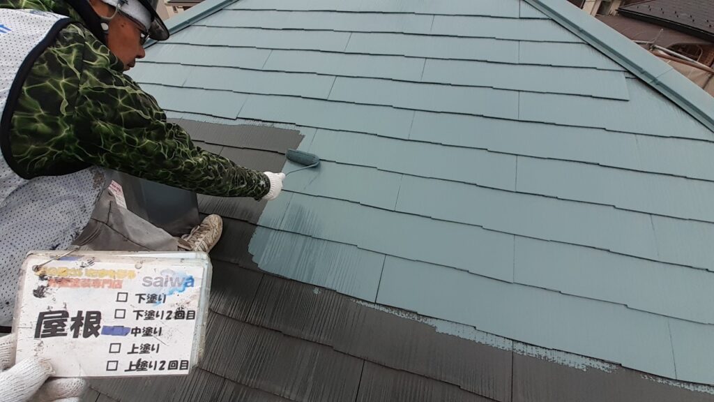 屋根の塗装　サーモアイ　遮熱機能
