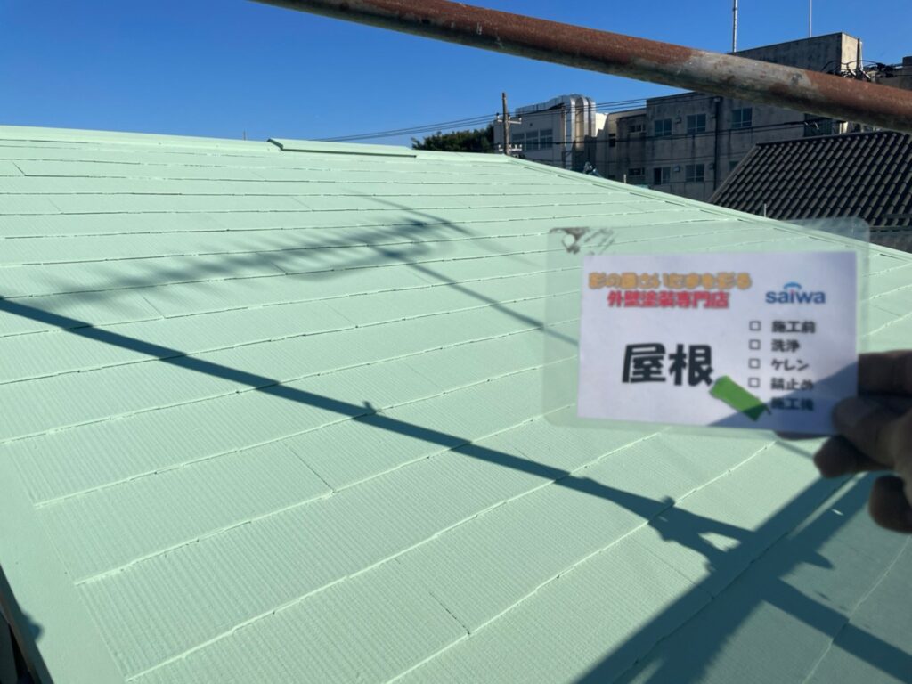 屋根の塗装　42-70D