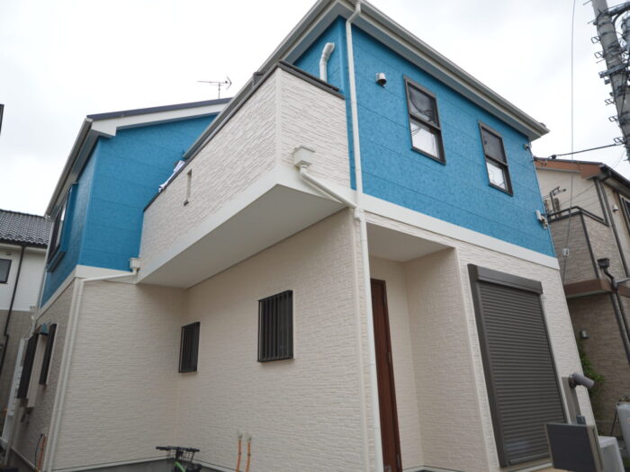 さいたま市西区で屋根・外壁塗装を行った住宅の施工後全景