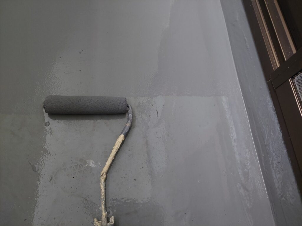 ベランダ防水トップコート仕上げ 雨漏り119 相談